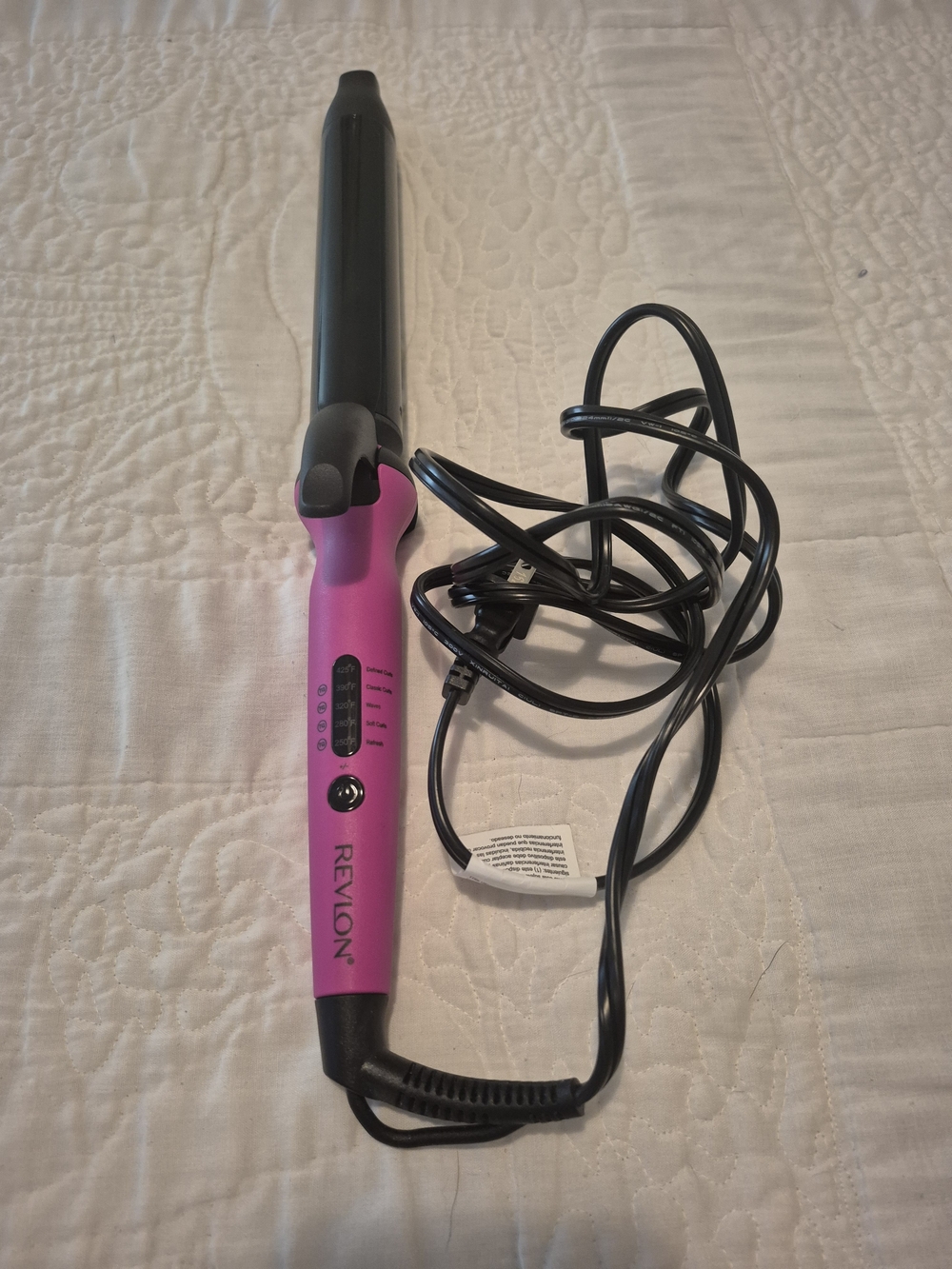 Revlon Pink Hair Curling Wand